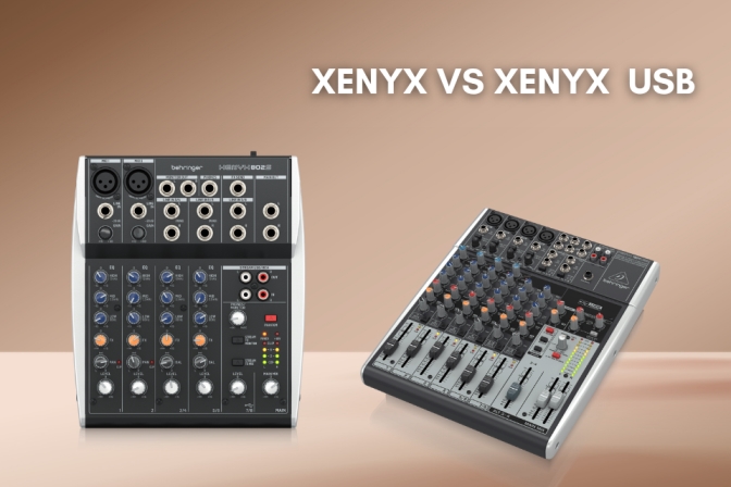 Sự Khác Biệt Thực Tế Giữa Mixer Behringer Xenyx USB Và Xenyx Thường