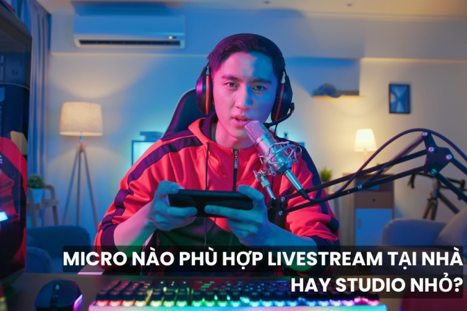 Chọn Micro Chuẩn Cho Livestream Tại Nhà Và Studio Nhỏ