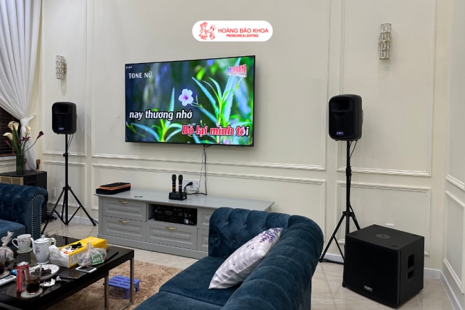Bàn Giao Thành Công Dàn Karaoke Cao Cấp FBT & JTS: Trọn Vẹn Trải Nghiệm Âm Thanh Gia Đình