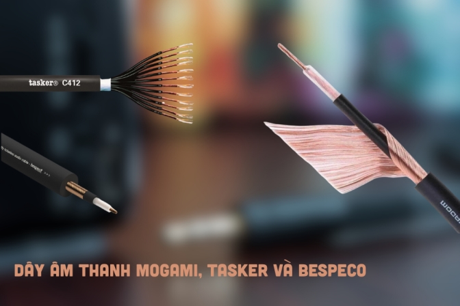 So Sánh Dây Âm Thanh Mogami, Tasker Và Bespeco - Đâu Là Lựa Chọn Hiệu Quả Cho Hệ Thống Của Bạn?