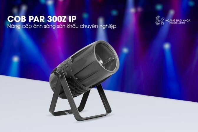 COB PAR 300Z IP - Đèn LED sân khấu Mitek & HBK cho chiếu sáng ngoài trời chuyên
