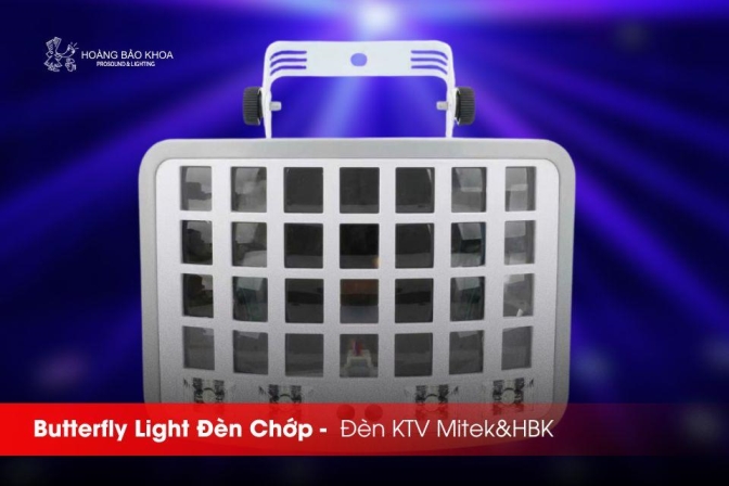Đèn Butterfly Light Mitek & HBK | Tăng Hiệu Ứng Thị Giác Cho Karaoke & Sân Khấu