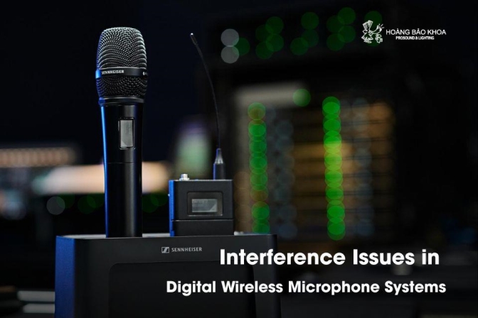 FAQs Sennheiser | Nhiễu RF trên micro khi dùng bộ phát không dây số
