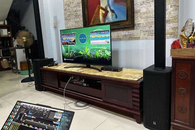 Giải pháp dàn karaoke gia đình gọn nhẹ – Hát hay, lắp nhanh, dễ sử dụng