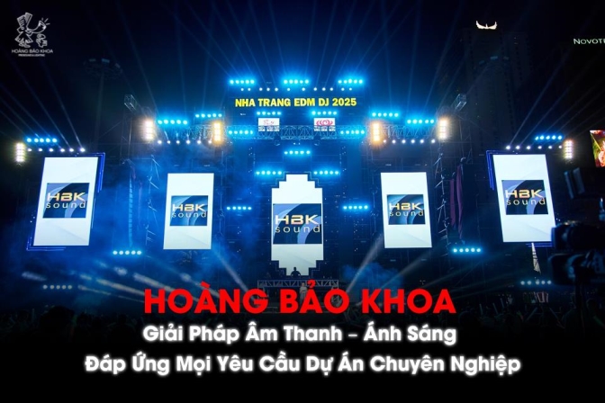 Hoàng Bảo Khoa | Giải Pháp Âm Thanh & Ánh Sáng Toàn Diện Cho Mọi Dự Án Chuyên Nghiệp