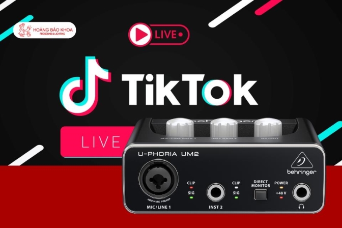 Có nên dùng Sound Card khi livestream TikTok?