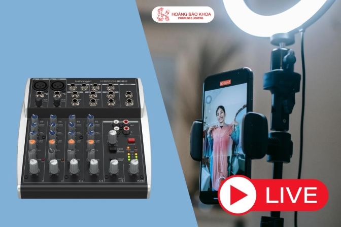 Có nên dùng Mixer khi setup bộ livestream bằng điện thoại?