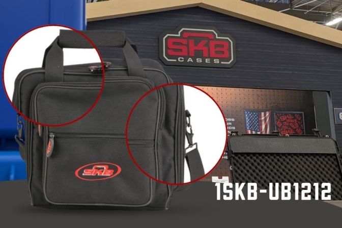 Túi đựng thiết bị âm thanh 12 x 12 x 4 inch SKB 1SKB-UB1212