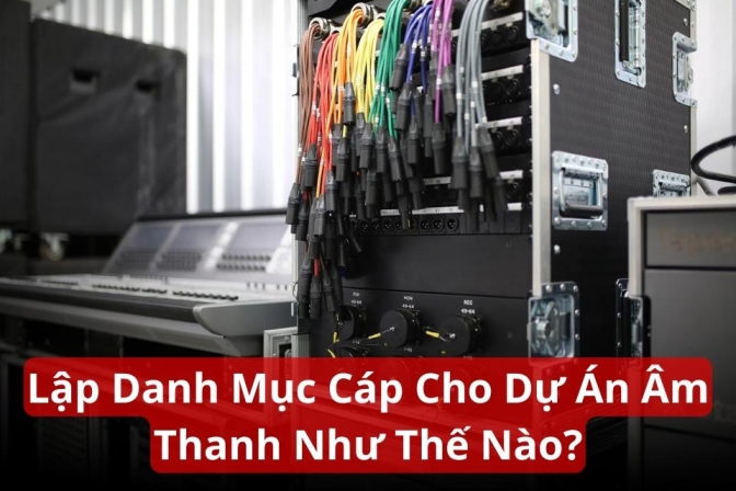 Lập Danh Mục Cáp Cho Dự Án Âm Thanh Như Thế Nào?