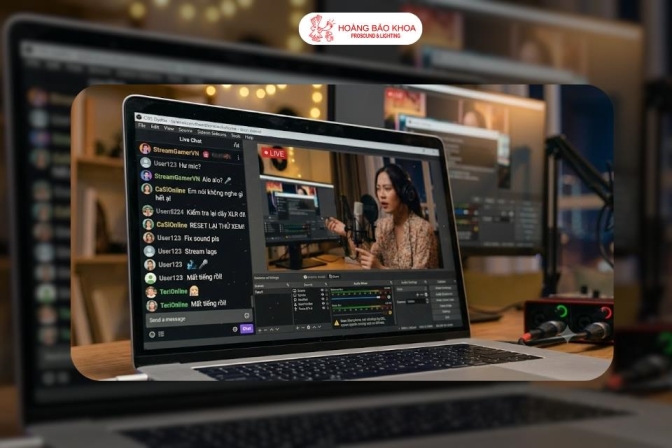 Tại sao livestream không nhận micro?