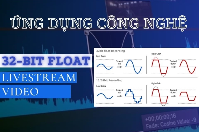 Ứng Dụng Công Nghệ 32-bit Float Trong Livestream Và Sản Xuất Video