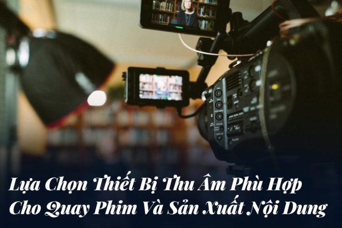 Lựa Chọn Thiết Bị Thu Âm Phù Hợp Cho Quay Phim Và Sản Xuất Nội Dung