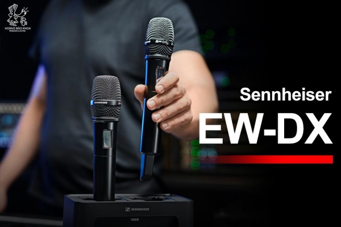 Sennheiser EW-DX – Micro không dây lý tưởng cho không gian có mức nhiễu sóng cao