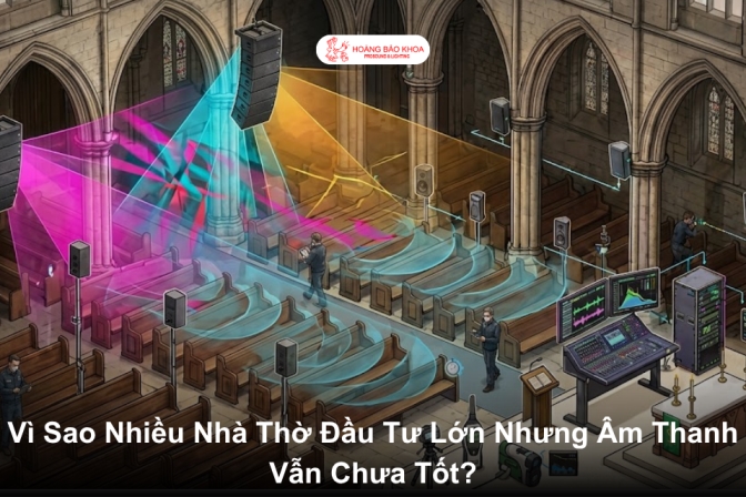 Đầu Tư Nhiều Cho Âm Thanh Nhà Thờ Nhưng Vì Sao Vẫn Chưa Đạt Hiệu Quả Mong Muốn?