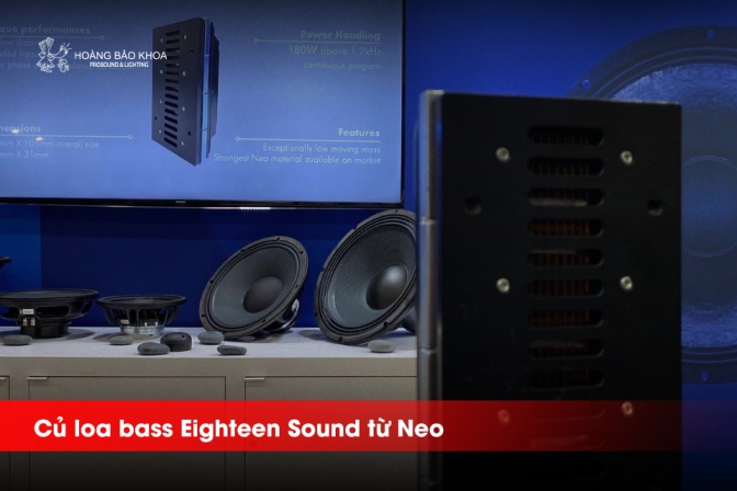 Eighteen Sound Neo Bass | Lựa Chọn Gọn Nhẹ, Âm Trầm Chính Xác Cho Sân Khấu
