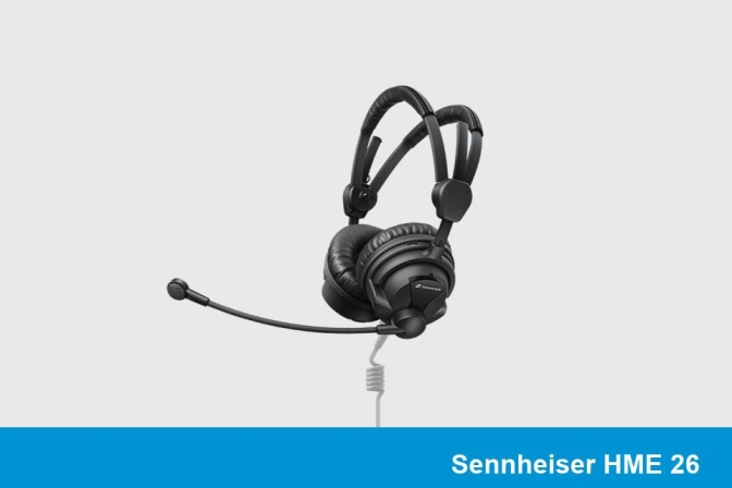 Tai Nghe Micro Sennheiser HME 26 - Giải Pháp Giám Sát Âm Thanh Chuyên Nghiệp