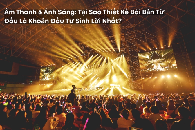 Âm Thanh Và Ánh Sáng: Đầu Tư Đúng Từ Khâu Thiết Kế Vì Sao Luôn Sinh Lời?