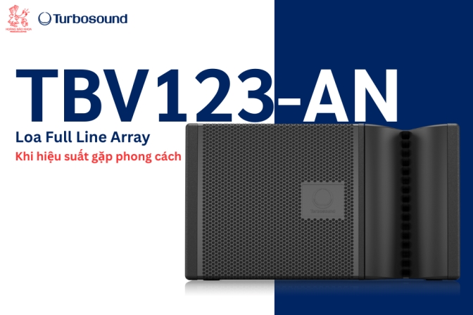 TBV123‑AN – Đỉnh cao dòng loa Full Line Array từ Turbosound