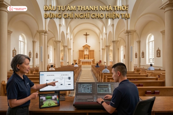 Khi Đầu Tư Âm Thanh Nhà Thờ, Đừng Bỏ Qua Bài Toán Về Tương Lai