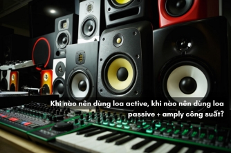 Khi Nào Nên Dùng Loa Active, Khi Nào Nên Dùng Loa Passive Kết Hợp Amply Công Suất?