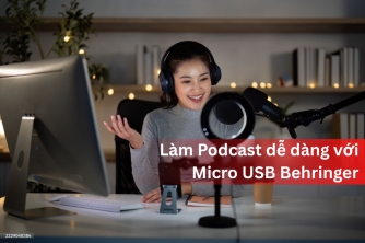 Micro USB Behringer - Giải Pháp Podcast Đơn Giản Cho Người Mới Bắt Đầu