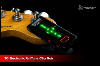 TC Electronic UniTune Clip Noir | Tuner Clip-On Chính Hãng Cho Guitar & Nhạc Cụ