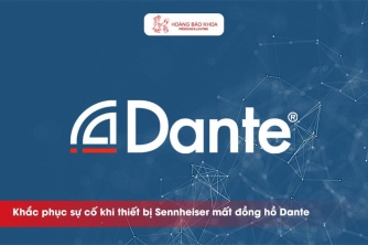 Hướng dẫn khắc phục sự cố mất đồng hồ Dante trên thiết bị Sennheiser Hướng dẫn khắc phục sự cố mất đồng hồ Dante trên thiết bị Sennheiser