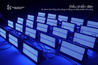 So sánh hệ thống ánh sáng tự động và điều khiển thủ công So sánh hệ thống ánh sáng tự động và điều khiển thủ công