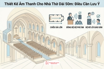 Giải Pháp Âm Thanh Cho Nhà Thờ Dài 50m: Cần Lưu Ý Những Gì?