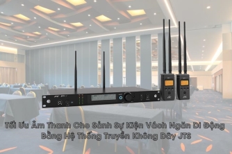 Giải Pháp Kết Nối Âm Thanh Không Dây Cho Sảnh Tiệc Sử Dụng Vách Ngăn Di Động