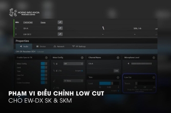 EW-DX SK vs SKM | Sự Khác Biệt Về Phạm Vi Low Cut EW-DX SK vs SKM | Sự Khác Biệt Về Phạm Vi Low Cut